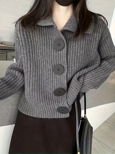 Alma | Ribbed Knit Cardigan