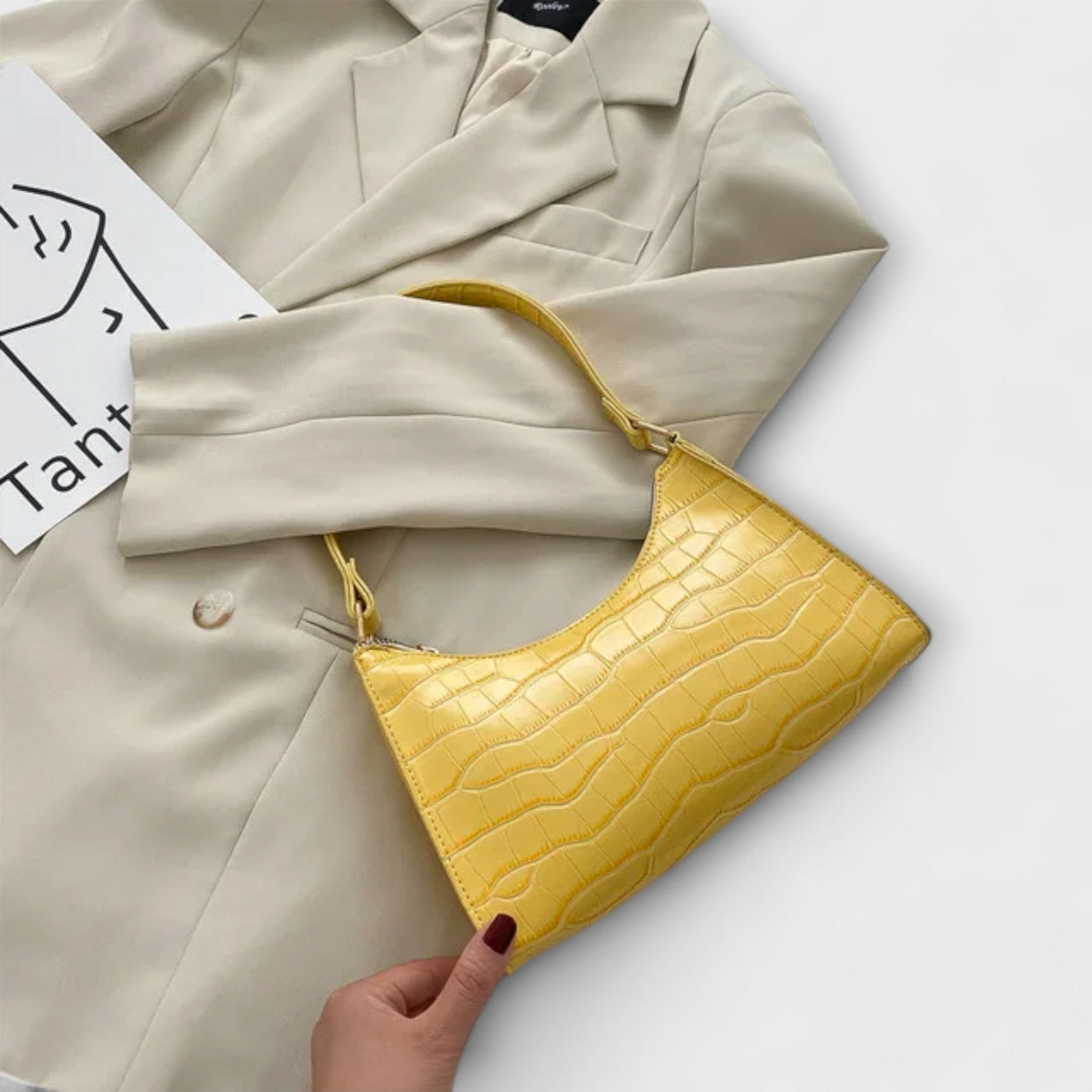Olívia - Shiny Leather Bag