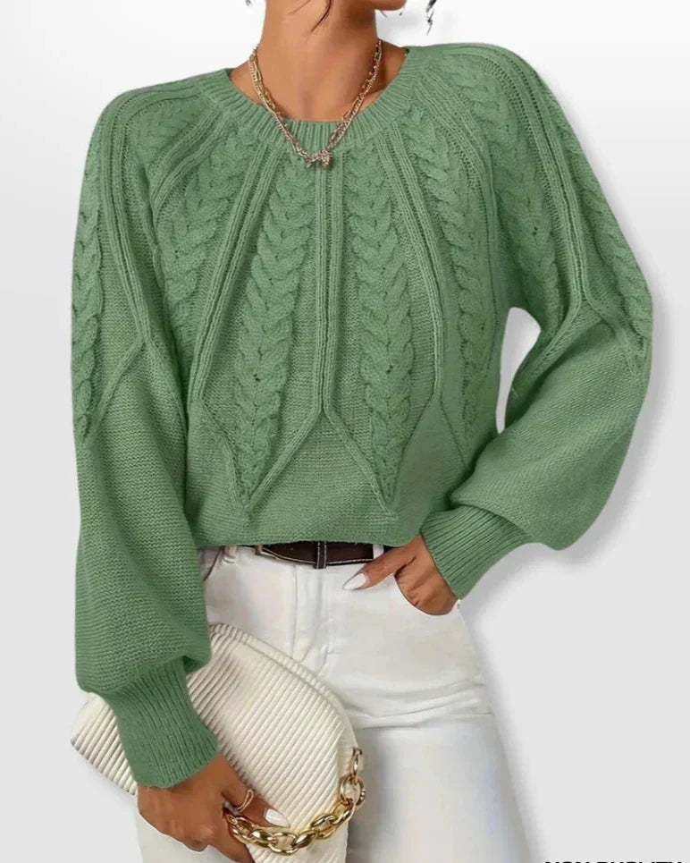 Agnese | Chic Twisted Knit Jumper