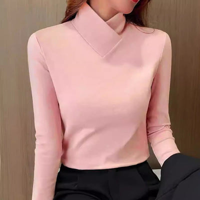 Stazia™ | Elegant High Neck Jumper