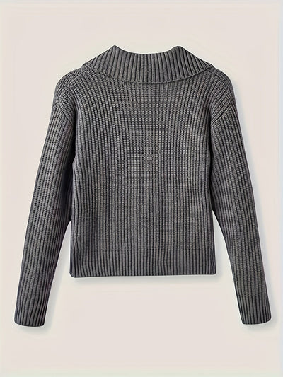 Alma | Ribbed Knit Cardigan