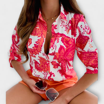 Velmira – Blouse with Classic Collar